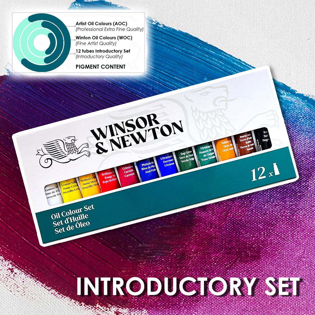 Winton Oil Colour Introductory Set (12 × 10ml)